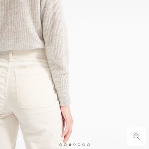 The Corduroy Straight Leg Crop NWT